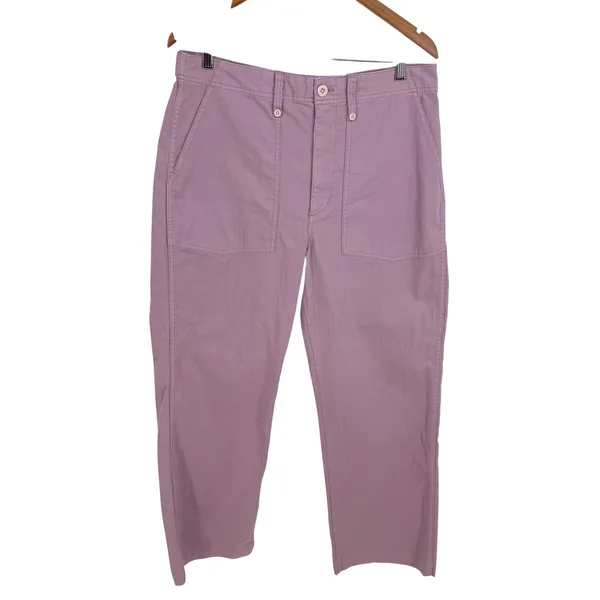 Madewell Perfect Vintage‎ Wide-Leg Pant Women 31 Grape High Rise Utility Edition - Image 3