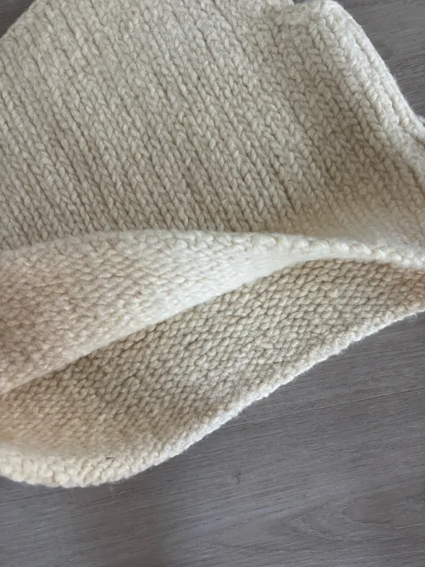 Wool Cropped Vest Tan - Image 3
