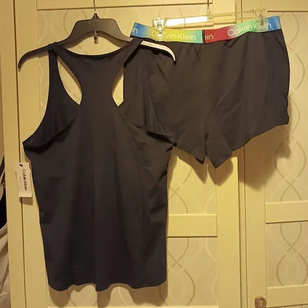 Calvin Klein | Pajamas Sleepwear Loungewear Set Rainbow 🌈 Pride Tank & Shorts - Image 5