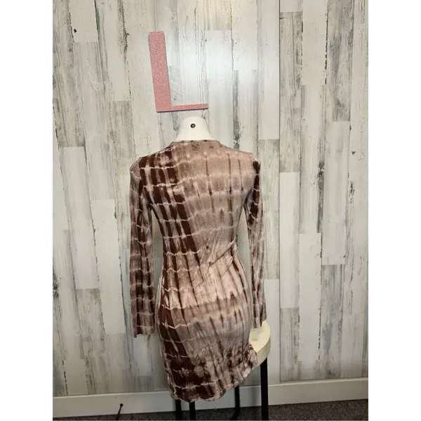 Long sleeve mini dress size L - Image 3