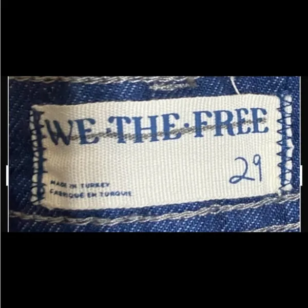 We The Free Free People Women's Equinox Denim Trouser. Size 29” - Image 7