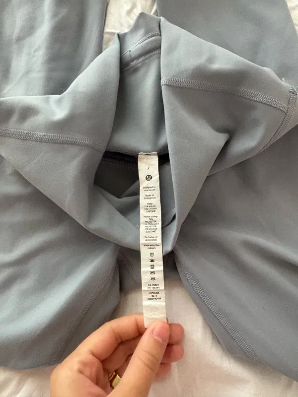 Blue Lululemon Leggings Full-Length - Image 2