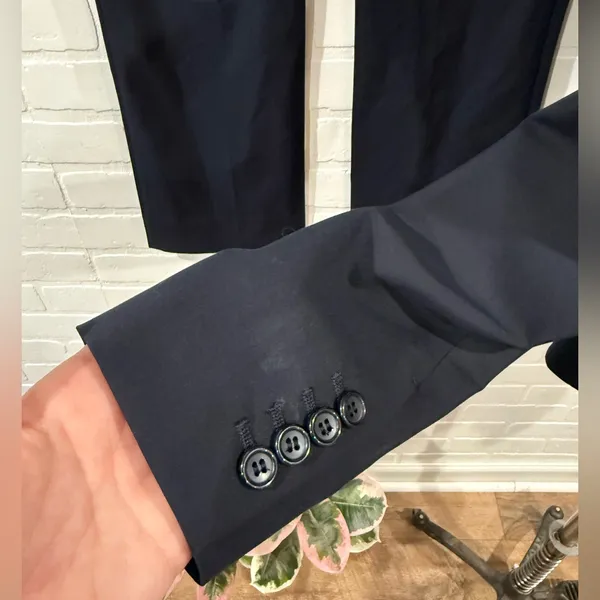 New With Tags The Limited Navy Blazer & Pants Set The Limited The Drew Fit Pants - Image 16