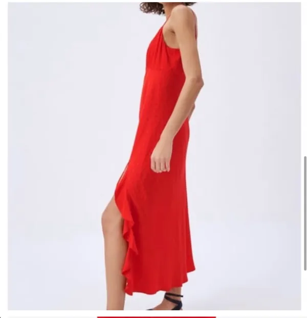 Red Midi Dress without tags - Image 7