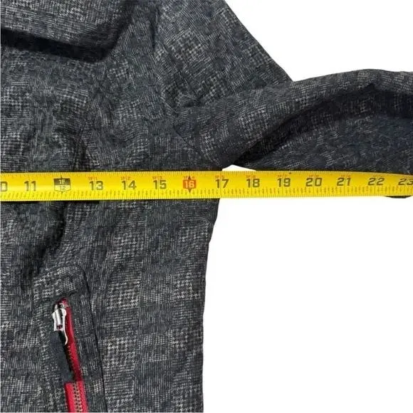 We The Free Moto Jacket‎ Leopard Print Red Trim Pockets Full Zip Size 2 - Image 6