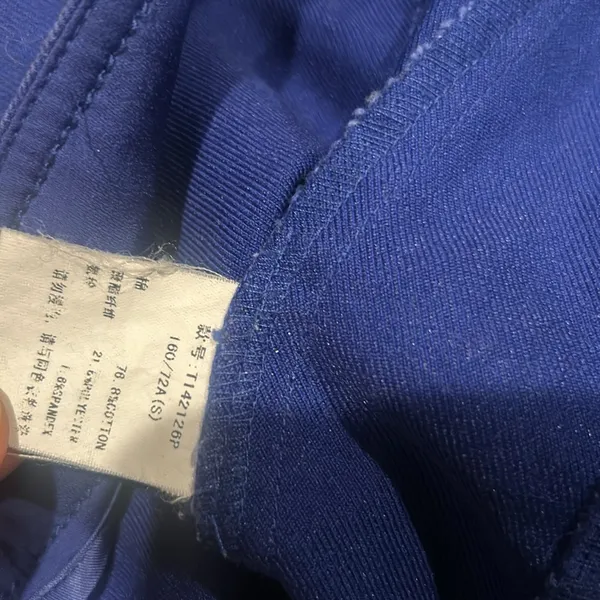 Touch Match Couture Style Japanese Brand Royal Blue Zip Shorts Size Small - Image 5