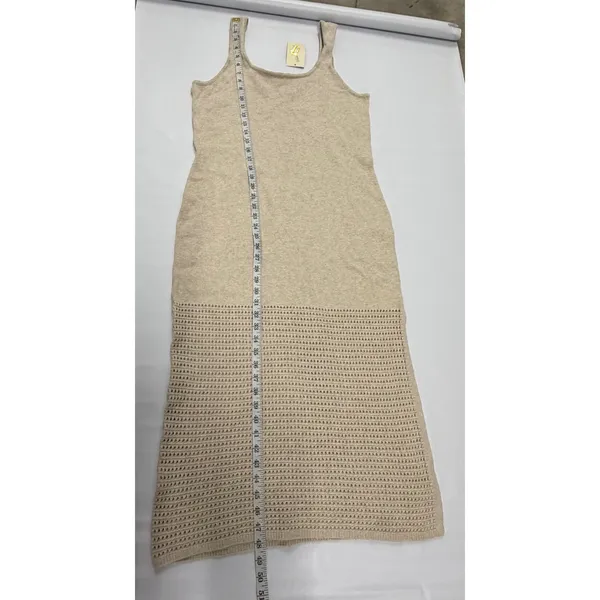 Universal Thread Womens XL Tan Knit Sleeveless Scoop Neck Midi Sweater Dress NWT - Image 6