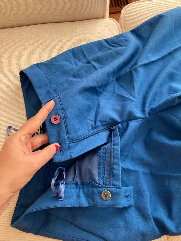Royal blue Trousers Size M - Image 7