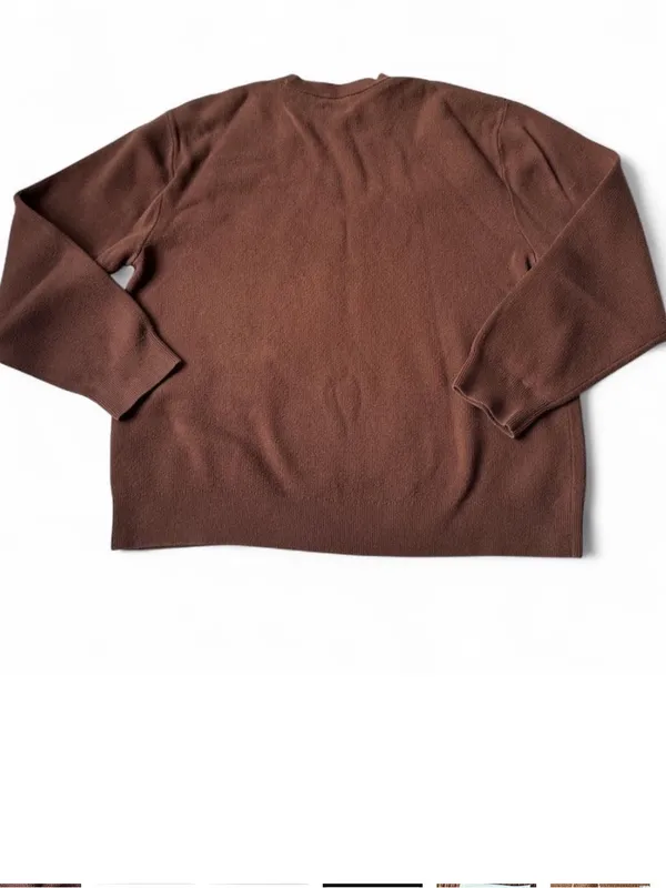 Aritzia TNA brown elephant sweater - Image 6