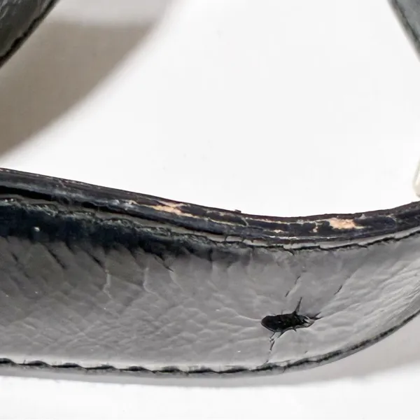 Gucci 90s Era G Logo Skinny Belt with Box Black Patent Leather‎ - Image 4
