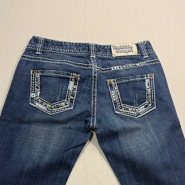 Rock & Roll Cowgirl Indigo Boot Cut Jeans - Image 7
