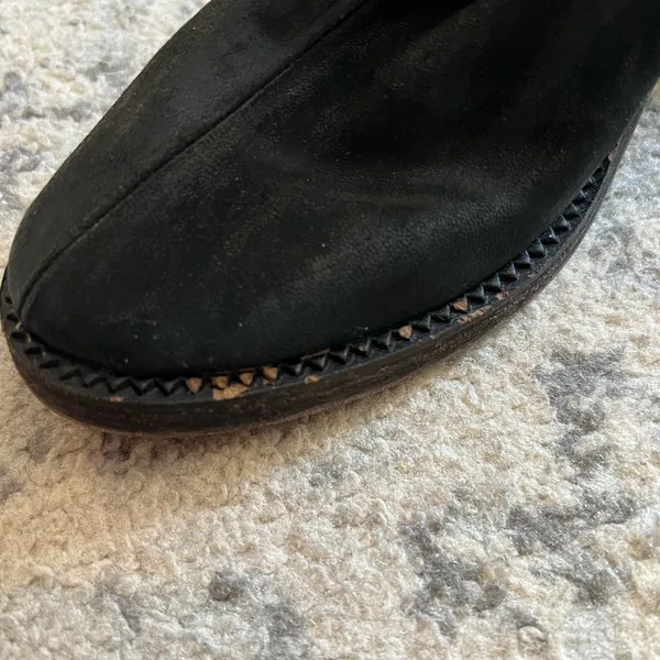 Free People Black Leather Ankle Boots - Image 10