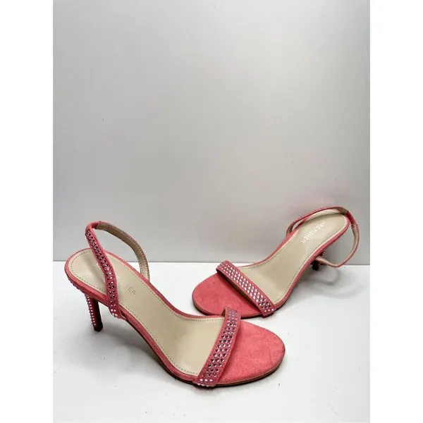 Marc Fisher Sandals Womens Size‎ 8 Betila Slingback Heels Rhinestone Accents - Image 5