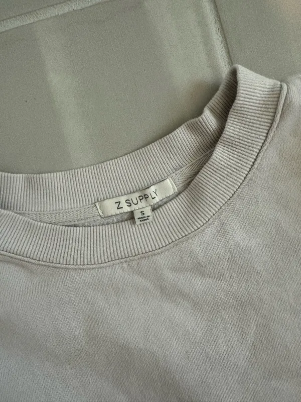 Z Supply Sweatshirt Cropped - Image 4