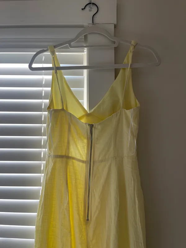 Yellow Maxi Dress Size 8 - Image 3