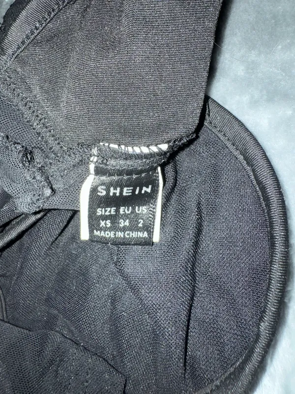 SHEIN BLACK GOING OUT TOP - Image 3