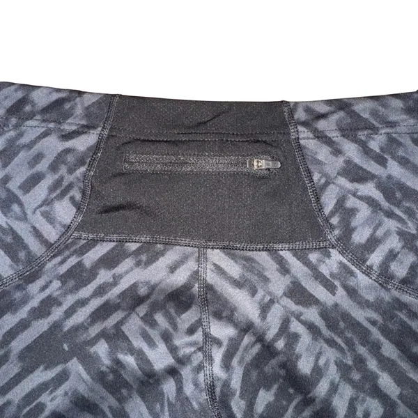 The North Face Women S Black Gray Abstract Print Running Leggings Pants Zipper‎ - Image 6