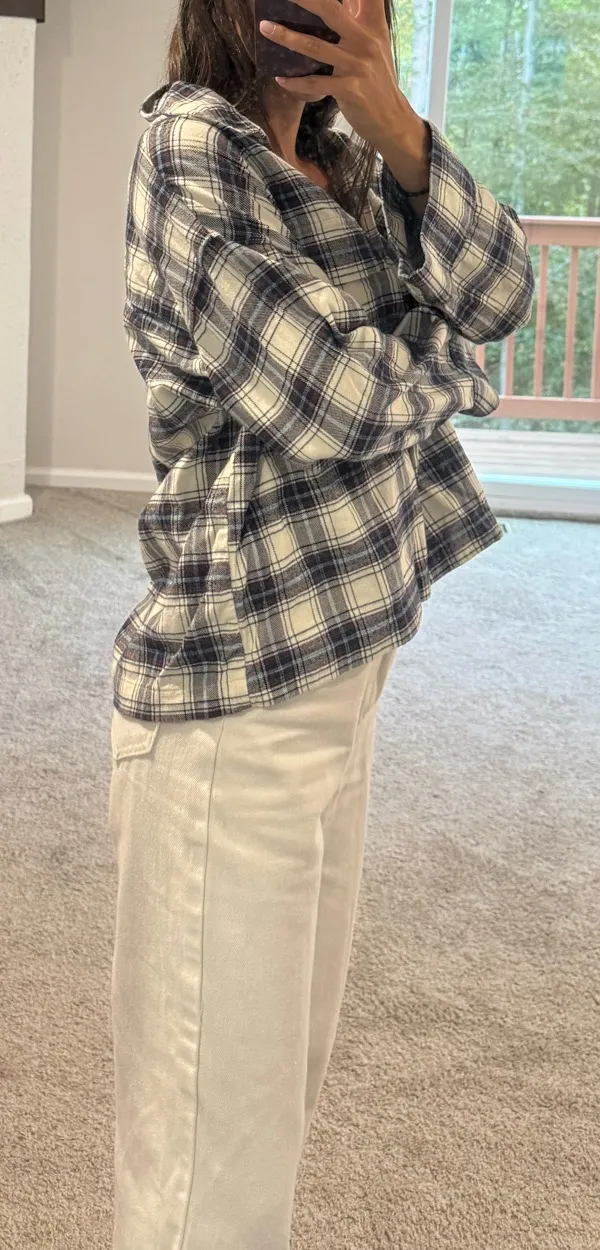 Plaid Pullover Flannel - Image 2