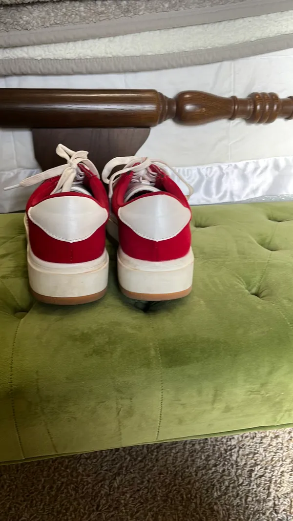 Madden Girl red platform sneakers - Image 6