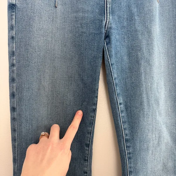 We the Free Jayde Flare Jeans High Rise Flare Leg Boho‎ Denim Jeans Size 30 - Image 4