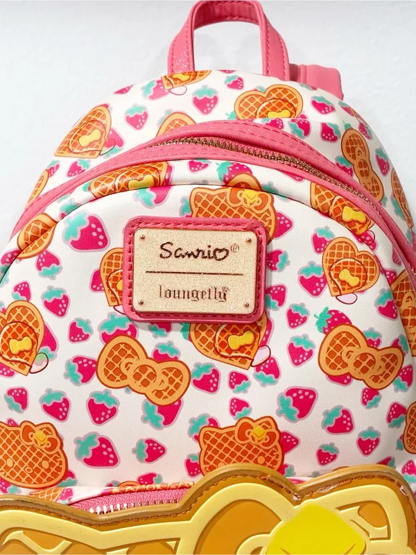 Loungefly Sanrio Hello Kitty Breakfast Waffle Mini Backpack - Image 3