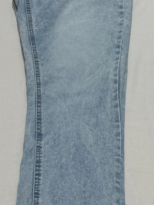 Frye Straight Leg High Rise Denim Jeans Women’s Size 6/28 Light Wash Blue - Image 5