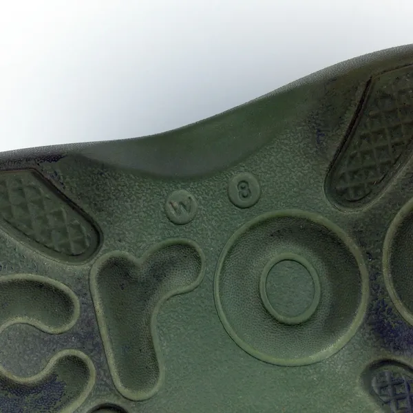 Crocs Soho Y Strap Sandals Womens 8 Army Green Platform Chunky Gem Charms Y2K - Image 12