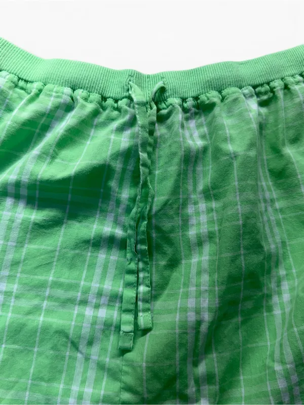 Vintage Green Bay Packers Reebok Women’s XL Plaid Lounge Shorts NFL Y2K - Image 4