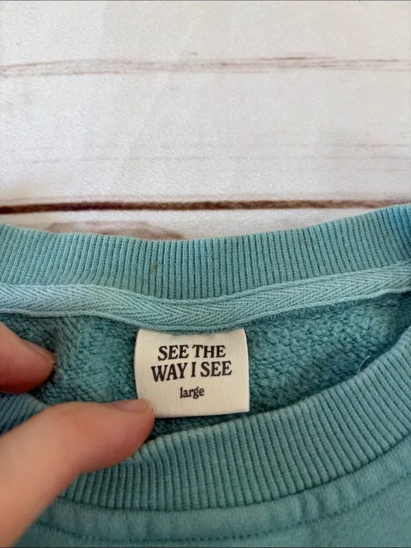 See The Way I See - Doing My Best Teal Crewneck Sweatshirt - Image 3