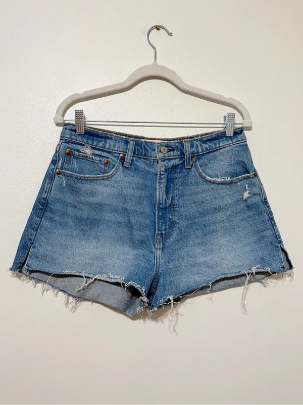 Abercrombie & Fitch The Mom Short High Rise Curve Love Size 10 / 30 - Image 3