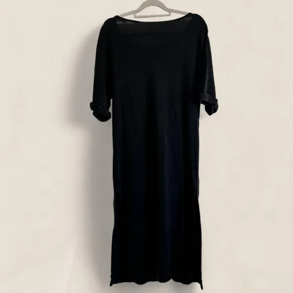 Affliction eagle graphic cutout burnout wash maxi tshirt dress Y2K grunge Small - Image 4