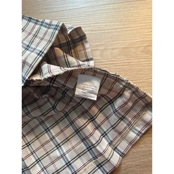 Plaid Pleated Mini Skirt - Image 4