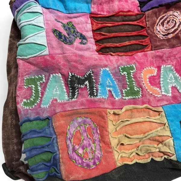 Vintage Patchwork‎ Jamaica Backpack - Image 8