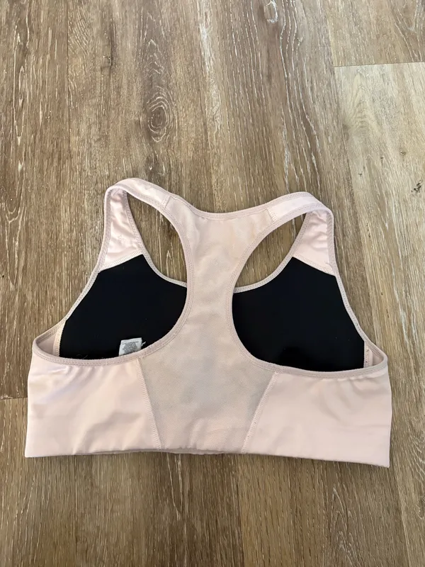 Light Pink Nike Sports Bra Women’s Dri-Fit M - Image 3