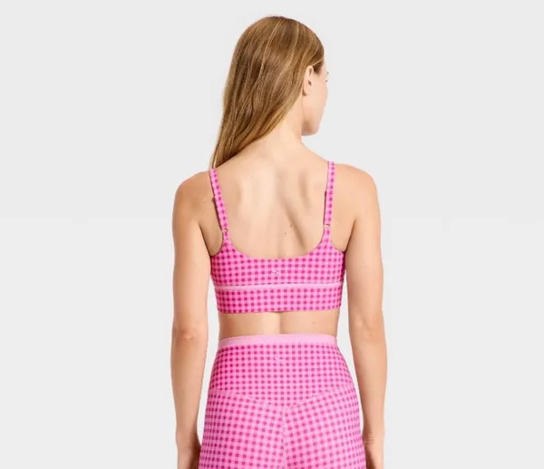 Joy Lab Gingham Sports Bra - Image 2