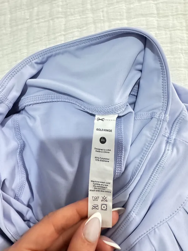 Lavender Purple Gold Hinge Skirt - Image 4