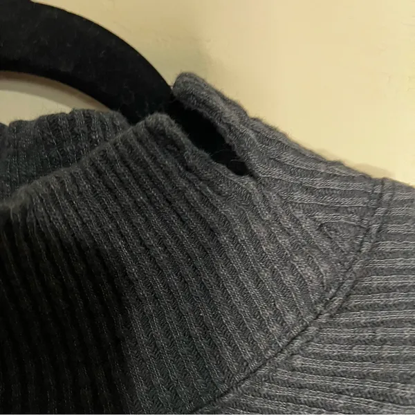 We The‎ Free People Casey Black Ribbed Tunic Sweater - Image 6