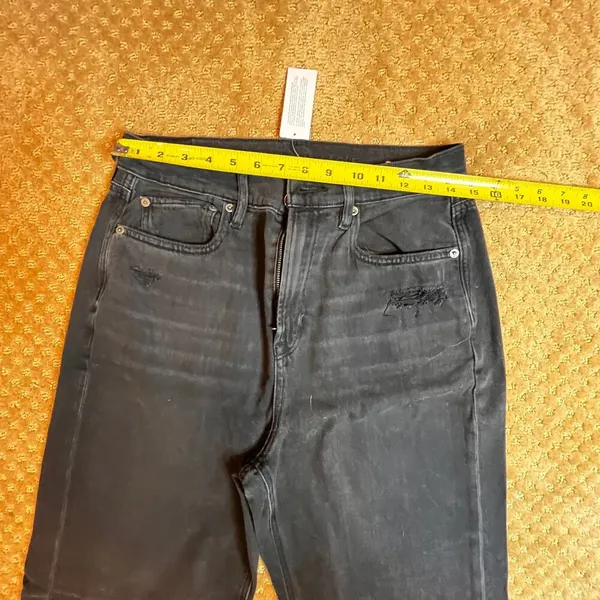 NWT AE AMERICAN EAGLE MOM JEAN BLACK WOMENS SZ 10 Streetstyle Urban Y2k 80s - Image 6