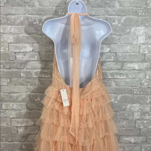 VICI Love Filled Tiered Tulle Maxi Dress - Image 6
