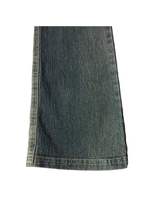 Oh Mamma Maternity Jeans Womens M Bootcut Stretch Denim Used Faded - Image 9