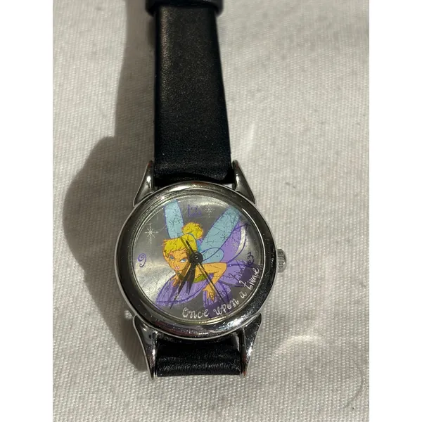 Disney Once Upon A Time‎ Tinkerbell SII MU 0869 Watch Black Band SR626SW - Image 2