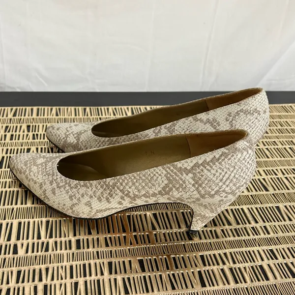 Vintage Evan Picone Snakeskin‎ Pumps Size 9 - Image 4