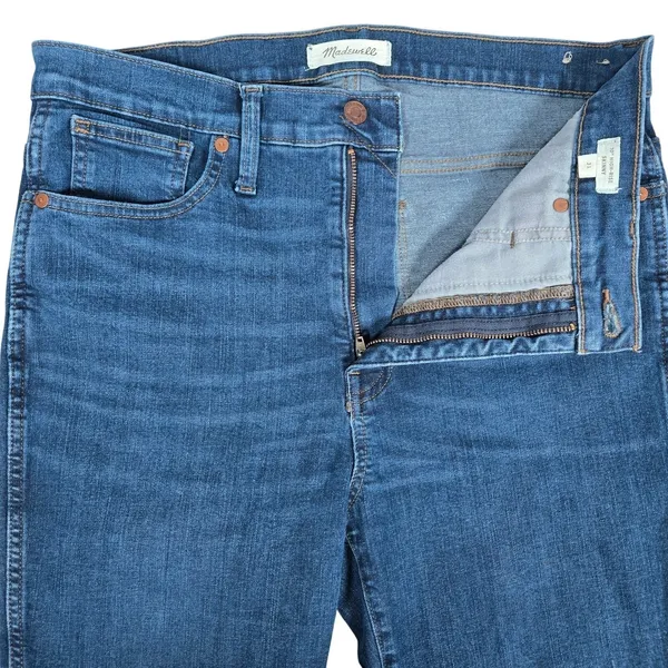 Madewell 10 High‎ Rise Skinny Jeans Dark Wash Women Size 31 FA20 - Image 3