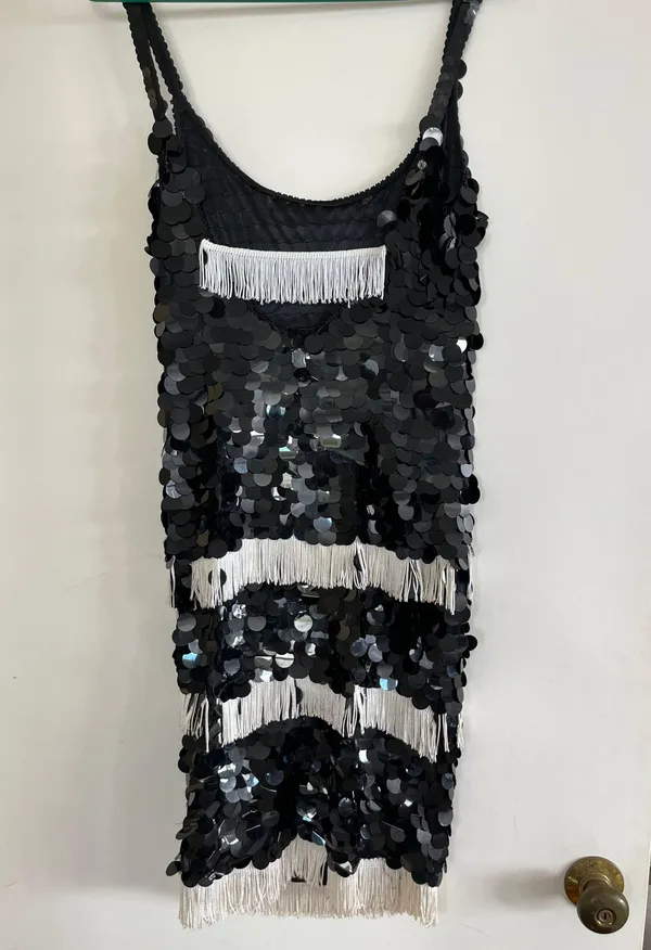 20s Style Flapper dress Black - Image 2
