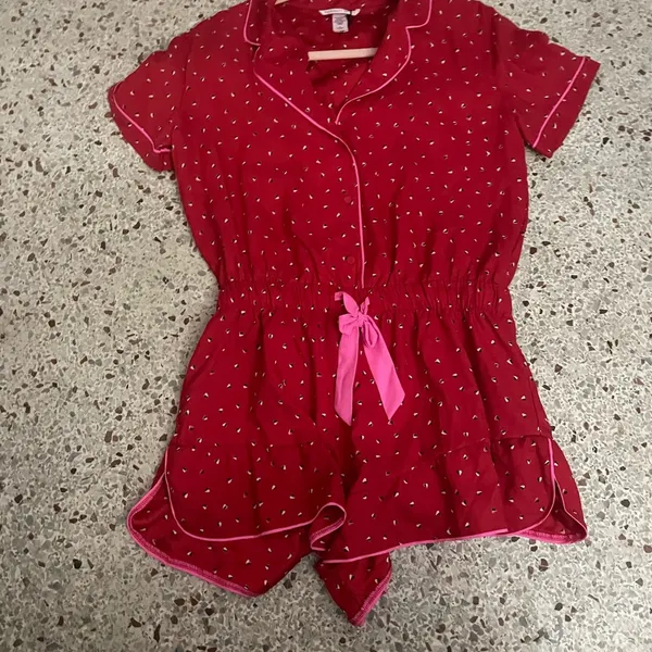 Victoria's Secret pajama shorts romper med - Image 7