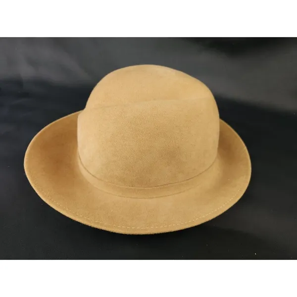 Vintage Lady Kangol USA Bucket Hat Cap Women's 100% Wool Grouse‎ Camel Color - Image 5