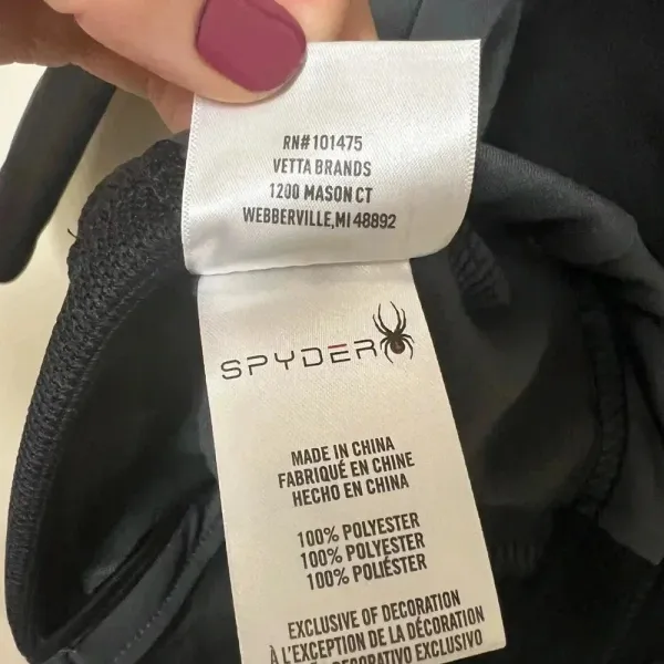 Spyder Endure Black/Gray Jacket Size M - Image 9