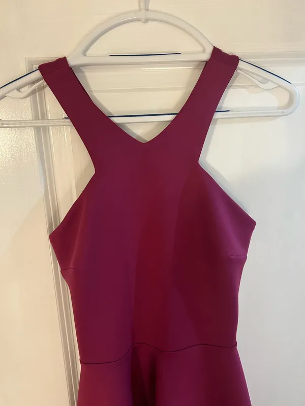 Pink Homecoming Dress Purple - Image 3