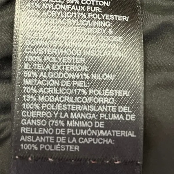 The North Face Women's Black Elsey Parka Hoodie Hooded Winter Coat Jacket Size S - Image 6