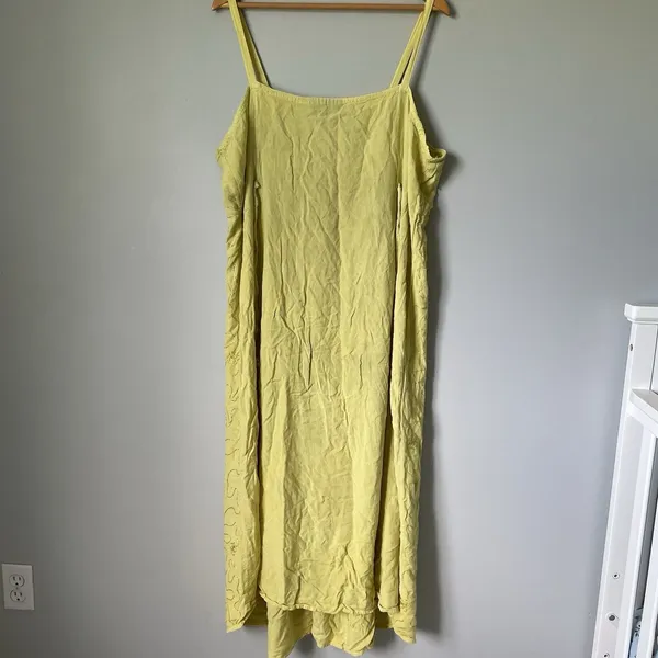 Henna Vintage Embroidered Boho Max Dress Sleeveless 100% Rayon Women's Size 1X - Image 2